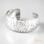 Animal Print Sterling Silver Cuff